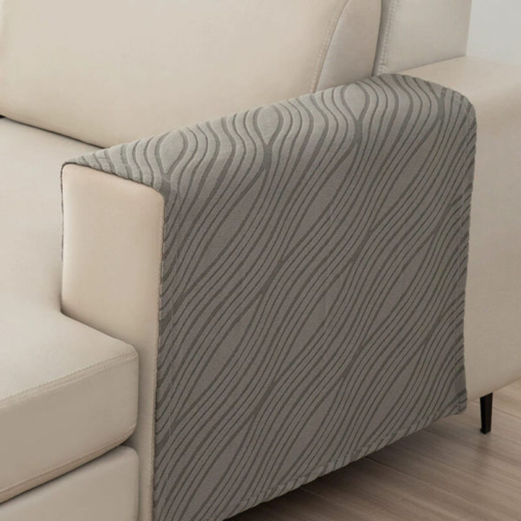 Plush Grip Sofa Arm Covers Set - Peties