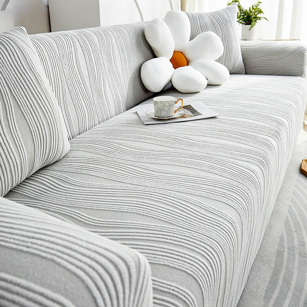Waterproof Pet Couch Cover | Stretchy & Machine Washable – Light Grey