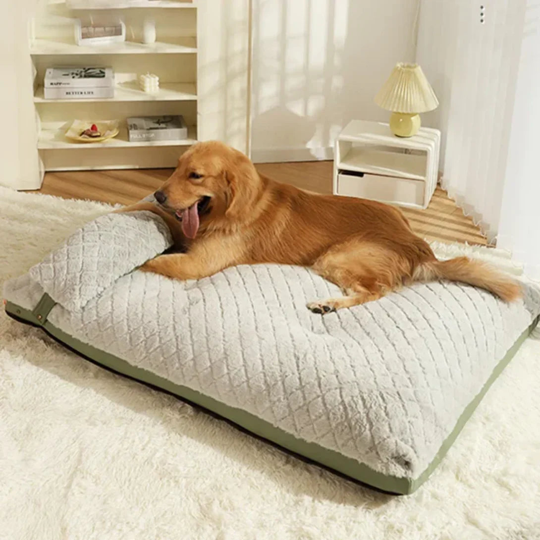 Comfy Orthopedic Dog Bed - Warm Plush Pet Mattress - Peties