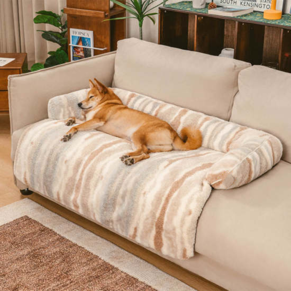 Pet Friendly Fleece Couch Cover Mat