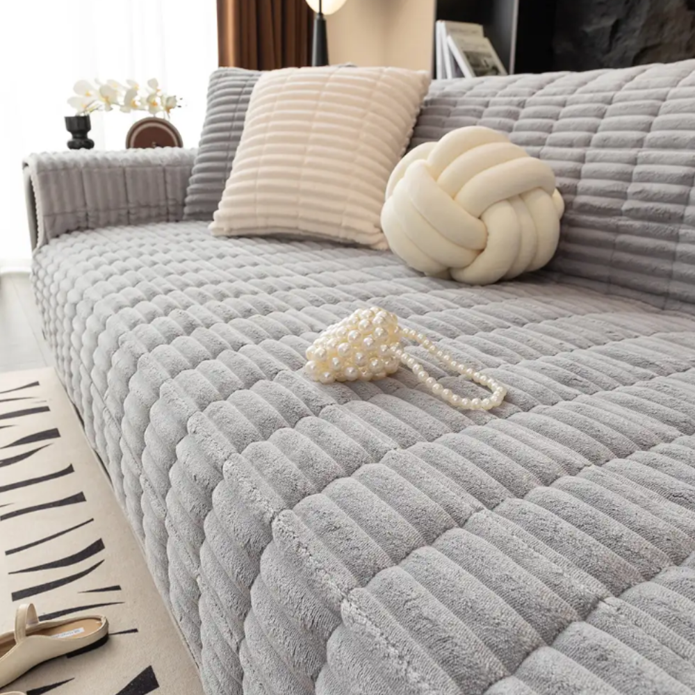 Soft Fleece Couch Slipcover