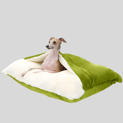 Plush Dog Bedding – Soft Pet Sleeping Bag