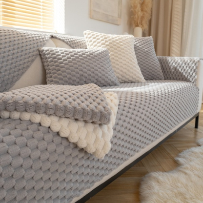 Soft Fuzzy Anti-Slip Couch Cover - Peties