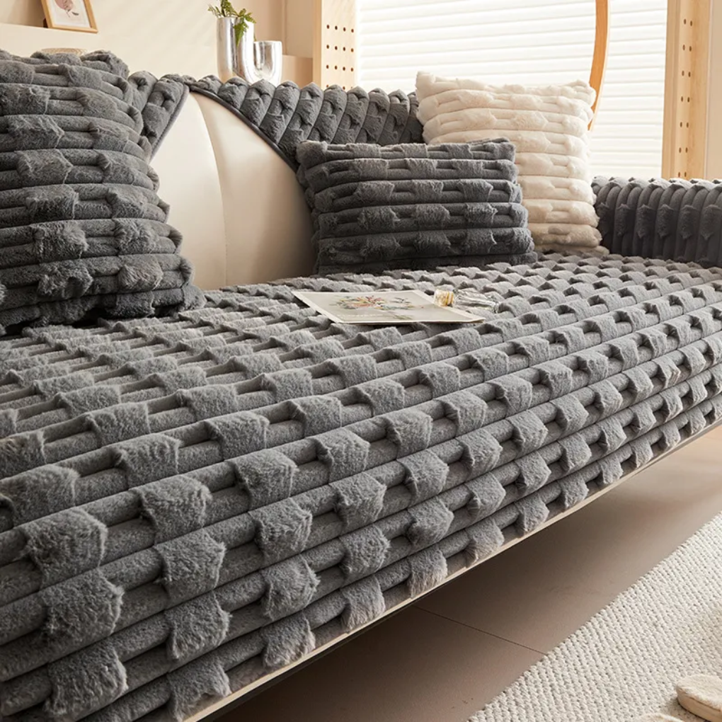 Soft Patterned Couch Slipcover - Peties