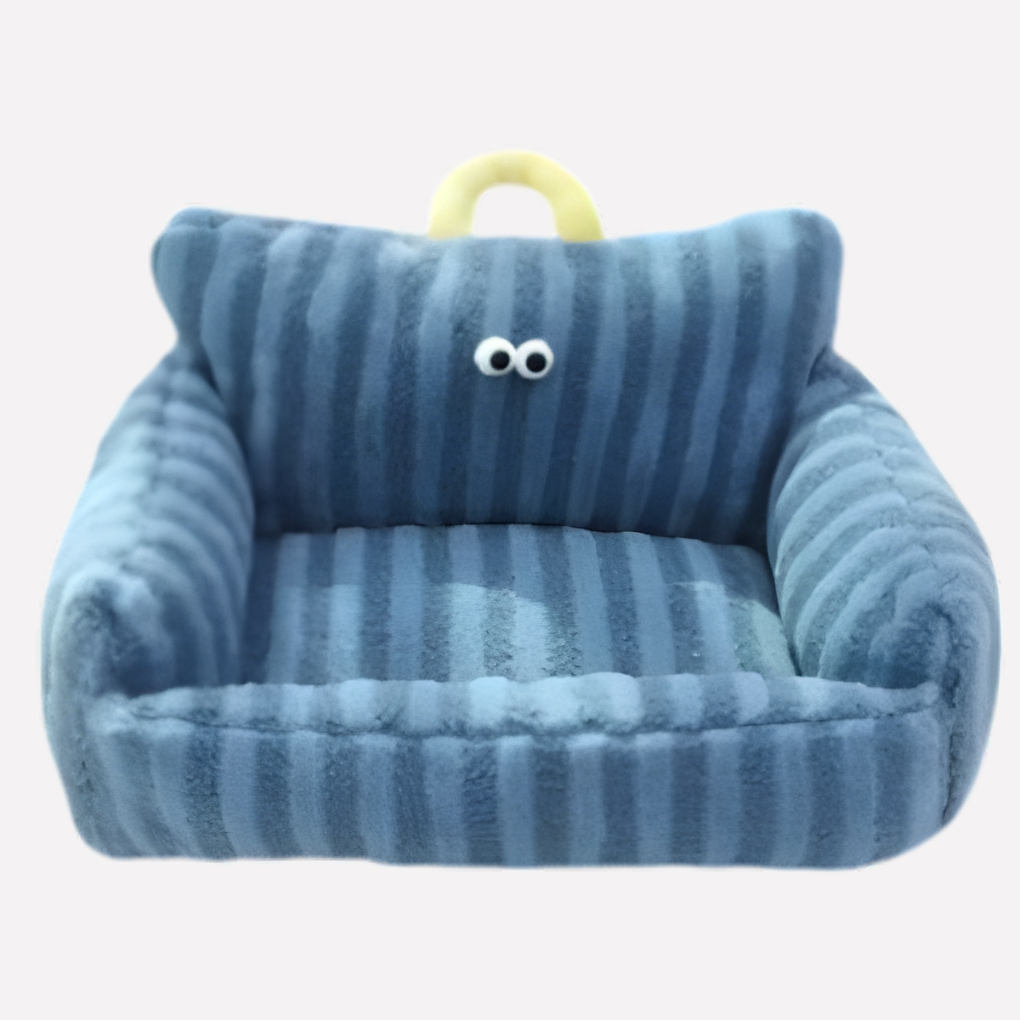 Cozy Pet Bed with Raised Support