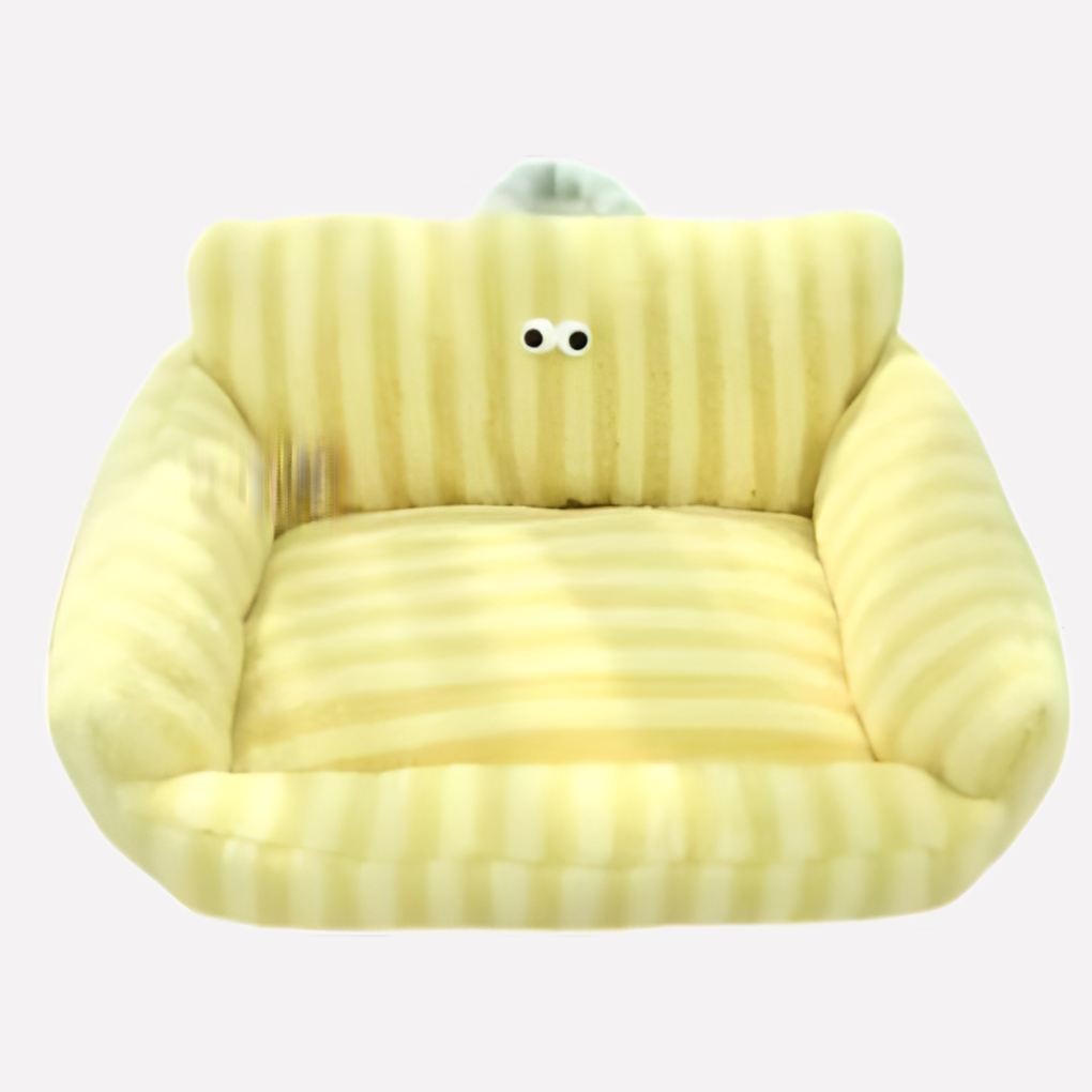 Cozy Pet Bed with Raised Support