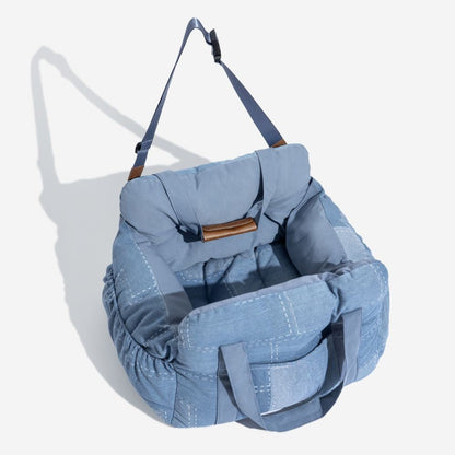 Portable Dog Bed for Car, Shoulder, and Carrier