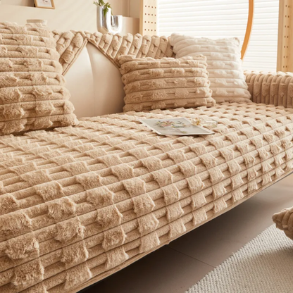 Soft Patterned Couch Slipcover