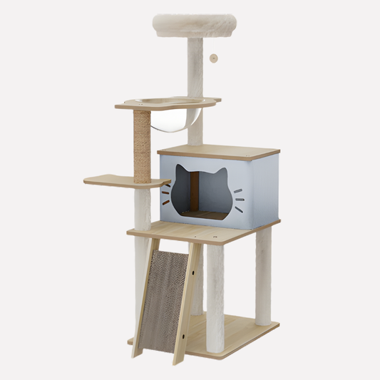 Sturdy Cat Climbing Tower Furniture - Peties