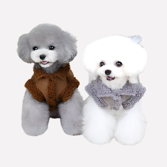 Warm Faux Fur Pet Coat - Peties