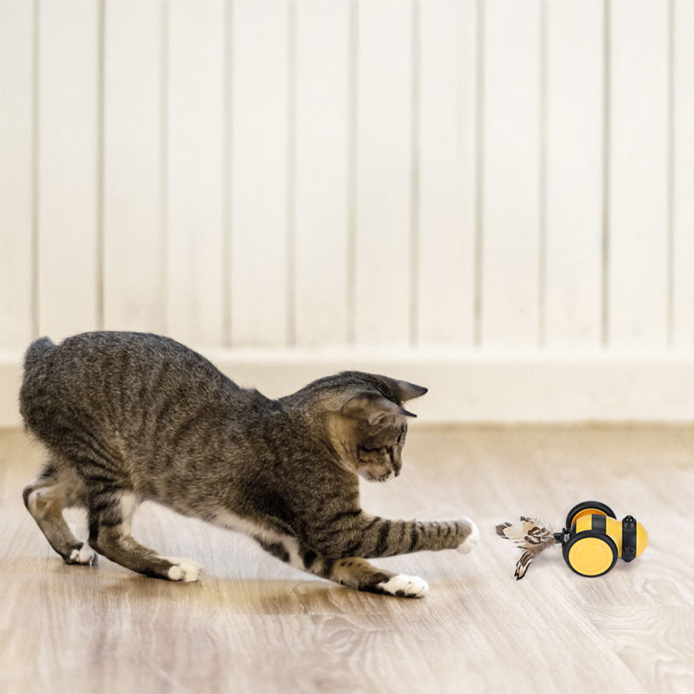 Automatic Cat Chase Toy – Smart Motion Ball with LED & Obstacle Avoidance