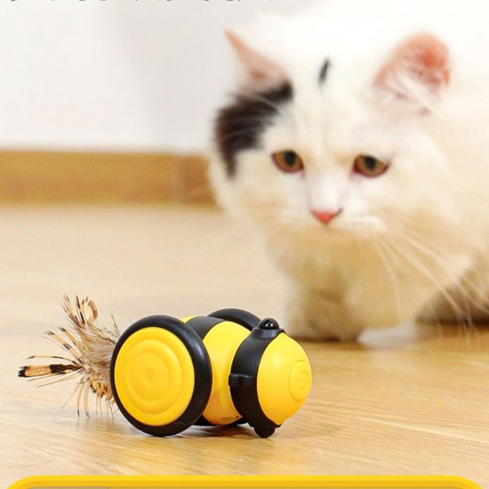 Automatic Cat Chase Toy – Smart Motion Ball with LED & Obstacle Avoidance