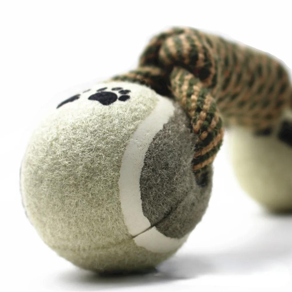 Tennis Ball Rope Dogs Toy - Dog Rope Toy
