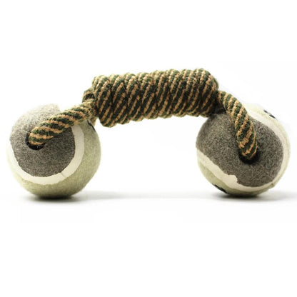 Tennis Ball Rope Dogs Toy - Dog Rope Toy