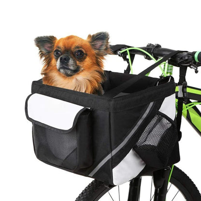 Bicycle Basket for Dogs - Collapsible Dog Carrier