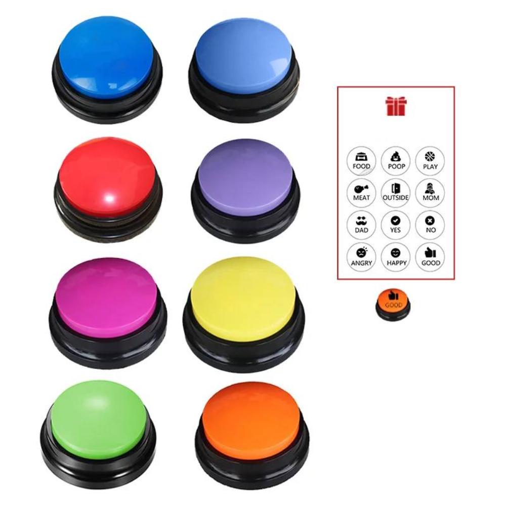 Voice Recording Button Dog Toy – Enhance Communication and Training