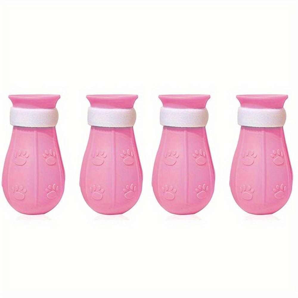 Adjustable Silicone Cat Bath Boots – Anti-Scratch Protective Footwear
