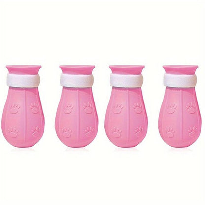 Adjustable Silicone Cat Bath Boots – Anti-Scratch Protective Footwear