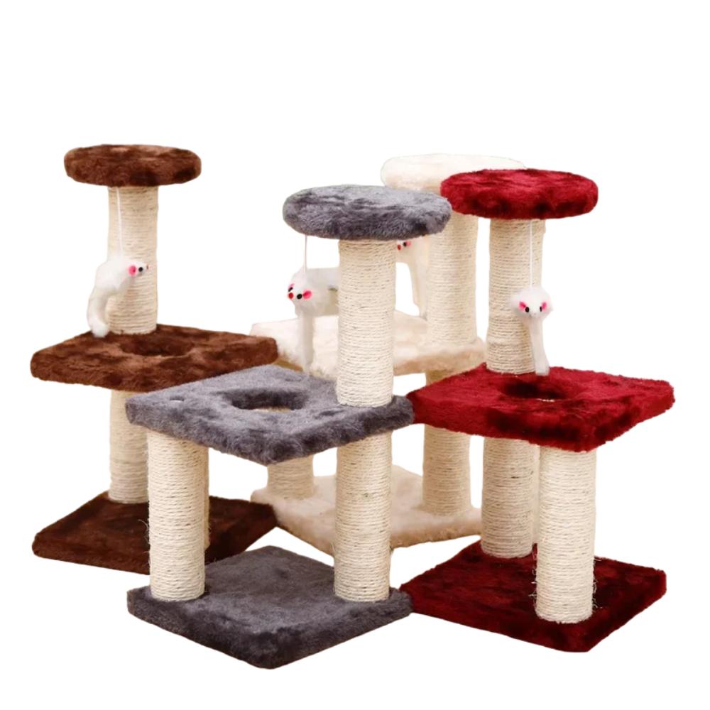 Compact Cat Climbing Frame – Small Cat Tree with Scratching Posts