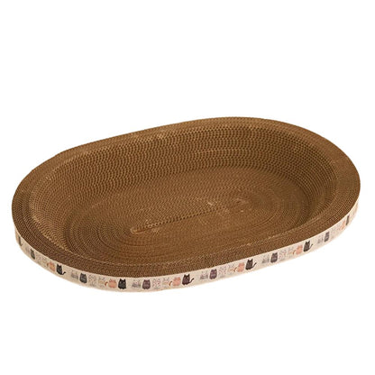 Durable Cardboard Cat Scratching Bed – Cozy Lounge and Scraper