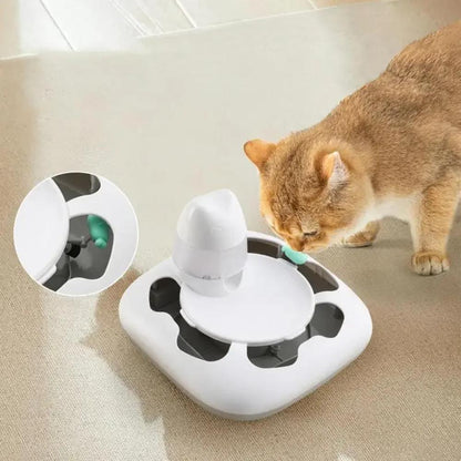 Automatic Cat Treat Dispenser - Feeder Cat Interactive Toy
