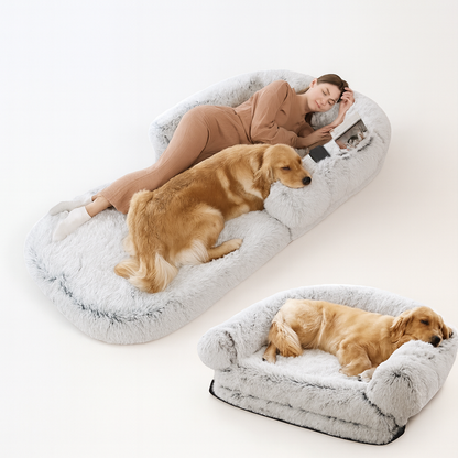 Comfy Deluxe Pet and Owner Sleeping Bed