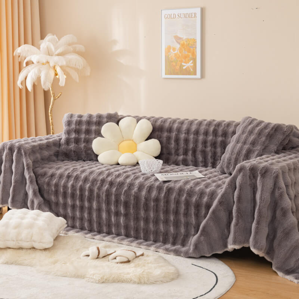 Plush Velvet Couch Protector