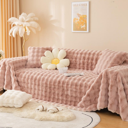 Plush Velvet Couch Protector