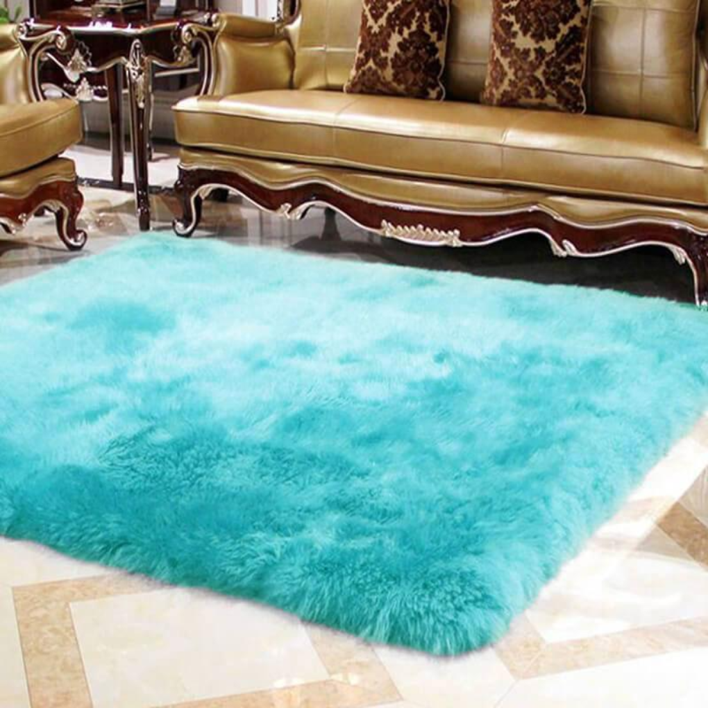 Plush Artificial Sheepskin Floor Mat