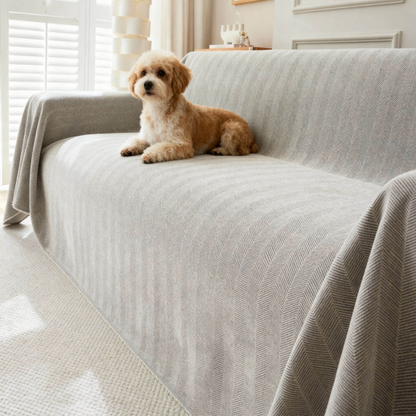 Modern Patterned Couch Slipcover - Peties