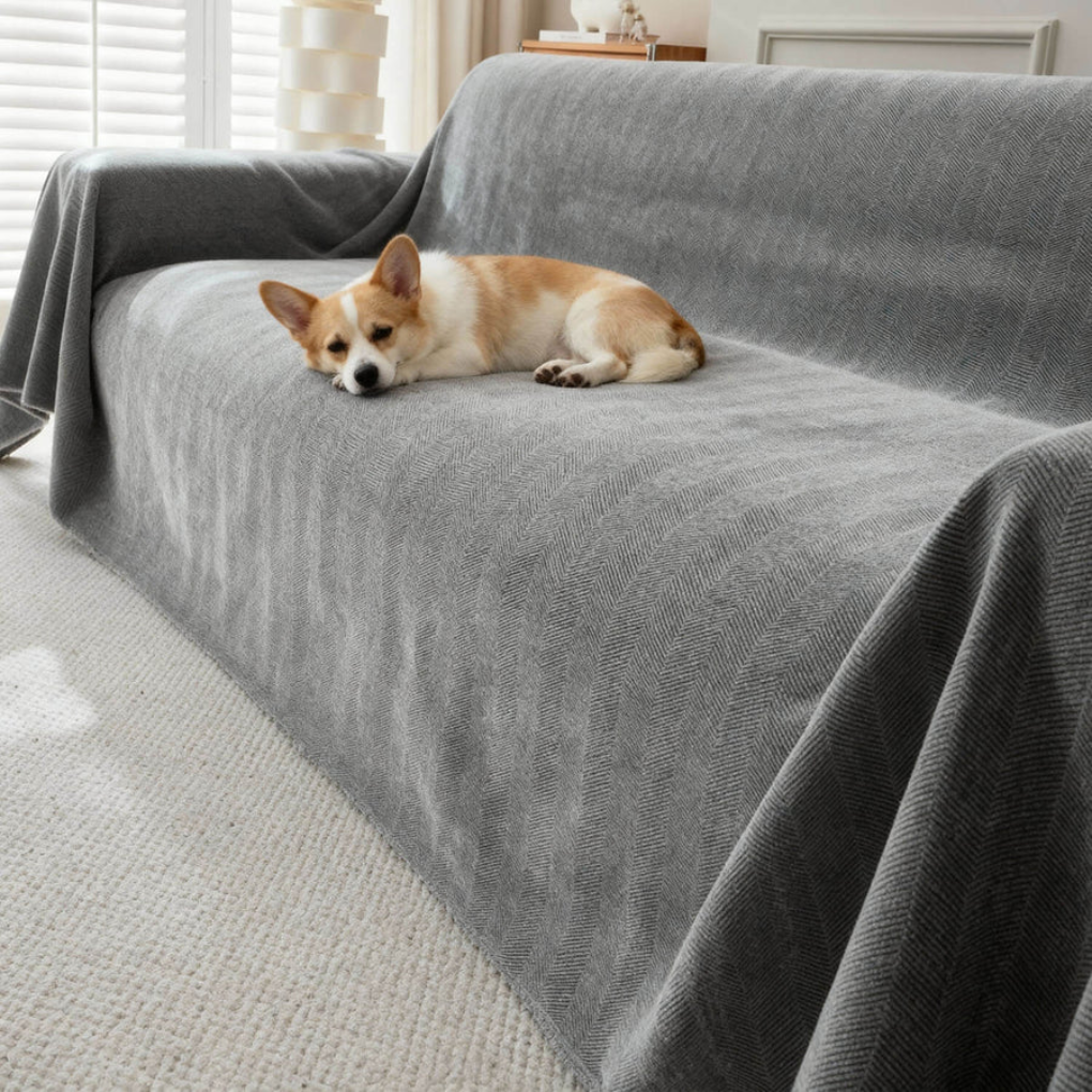 Modern Patterned Couch Slipcover