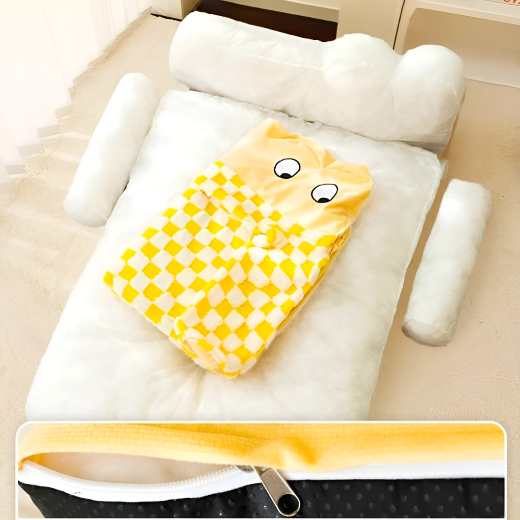 Pet Couch with Removable Cover - Peties