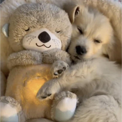Dog Breathing Otter – Calming Plush Companion for Anxious Pets