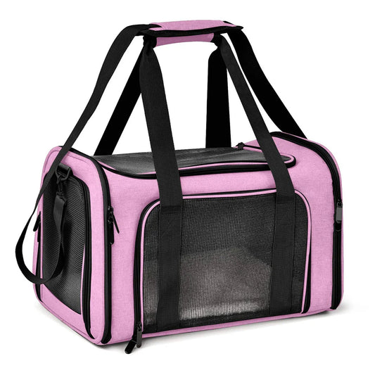 Soft-Sided Pet Travel Carrier Bag – Comfortable and Airline-Approved