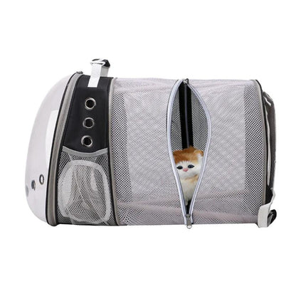 Portable Space Backpack for Cats - Double Expandable Cat Backpack