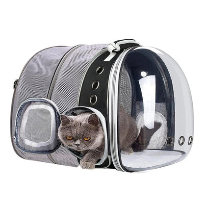 Portable Space Backpack for Cats - Double Expandable Cat Backpack