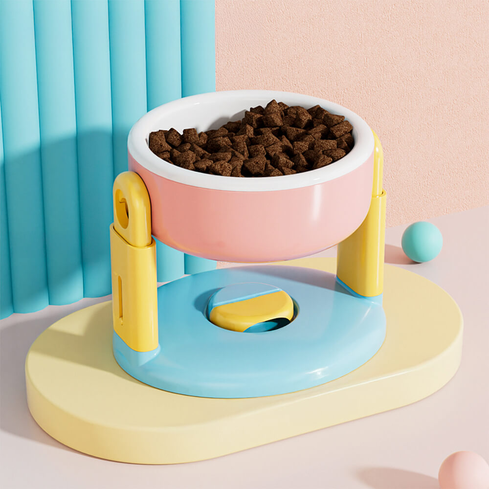 Elevated Pet Feeder – Pink