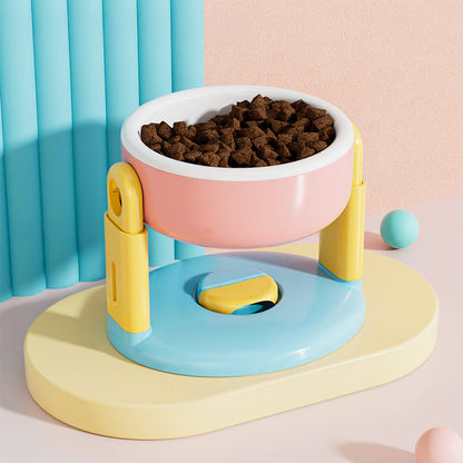 Elevated Pet Feeder – Pink