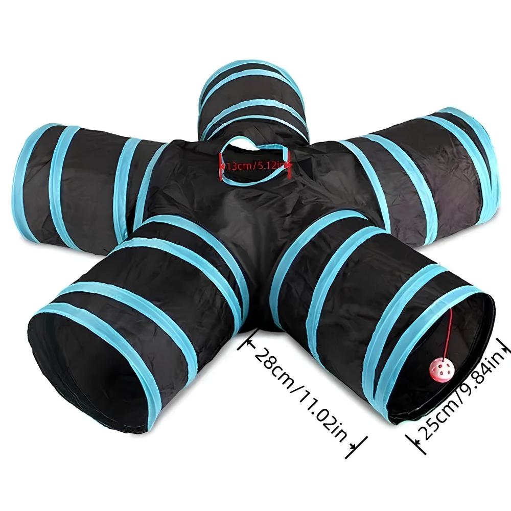 Foldable Cat Play Tunnel
