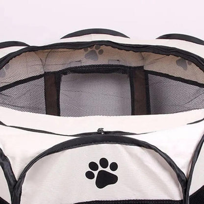 Octagonal Foldable Cat and Dog Tent – Portable Pet Playpen