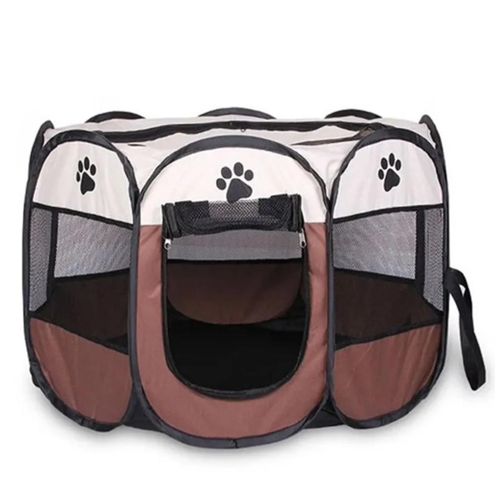 Octagonal Foldable Cat and Dog Tent – Portable Pet Playpen