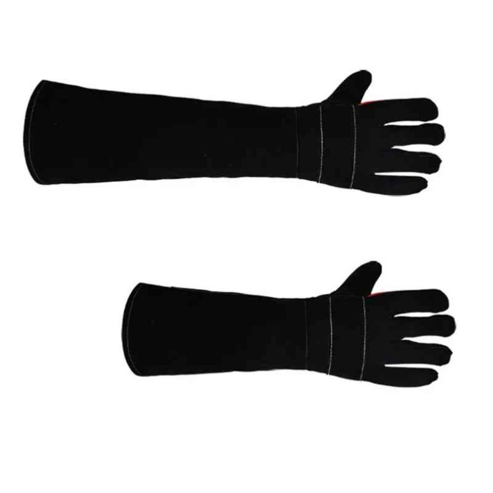 Anti-Bite and Scratch Protective Gloves for Dog and Cat Handling – Black