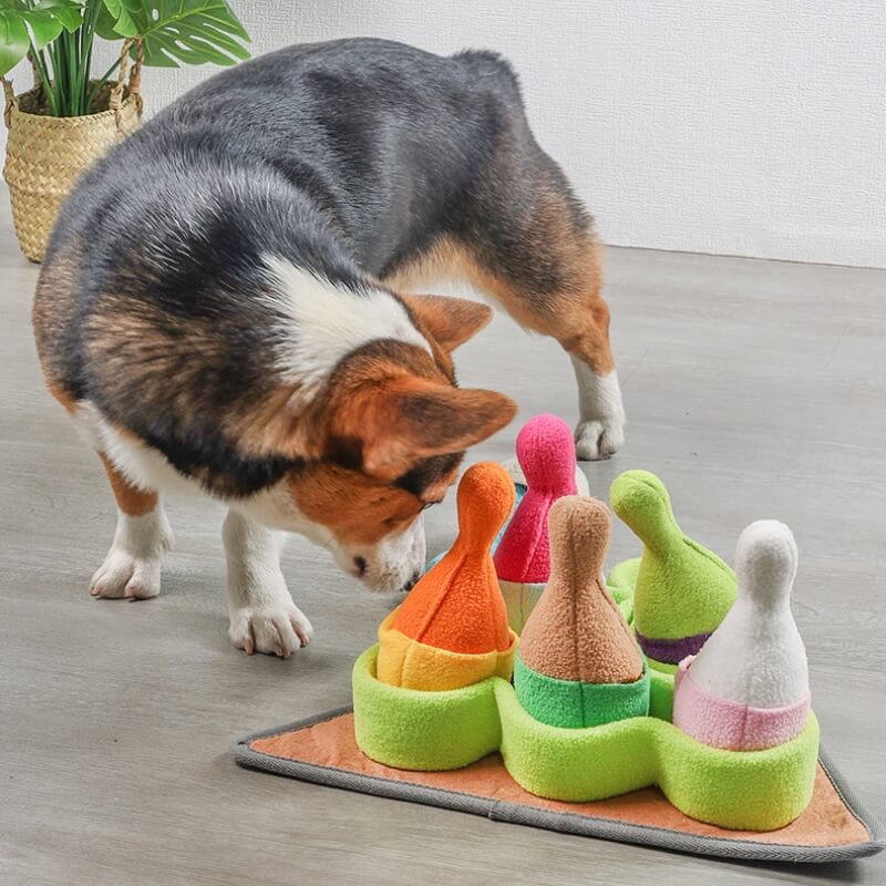 Fun Plush Puppy Toy with Treat Compartments - Peties