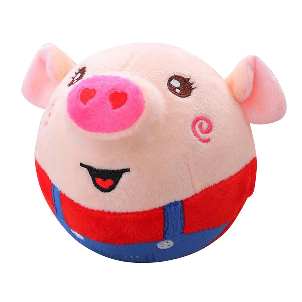 Interactive Dog and Cat Piggy Toy - Jumping Piggy Ball