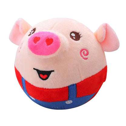 Interactive Dog and Cat Piggy Toy - Jumping Piggy Ball