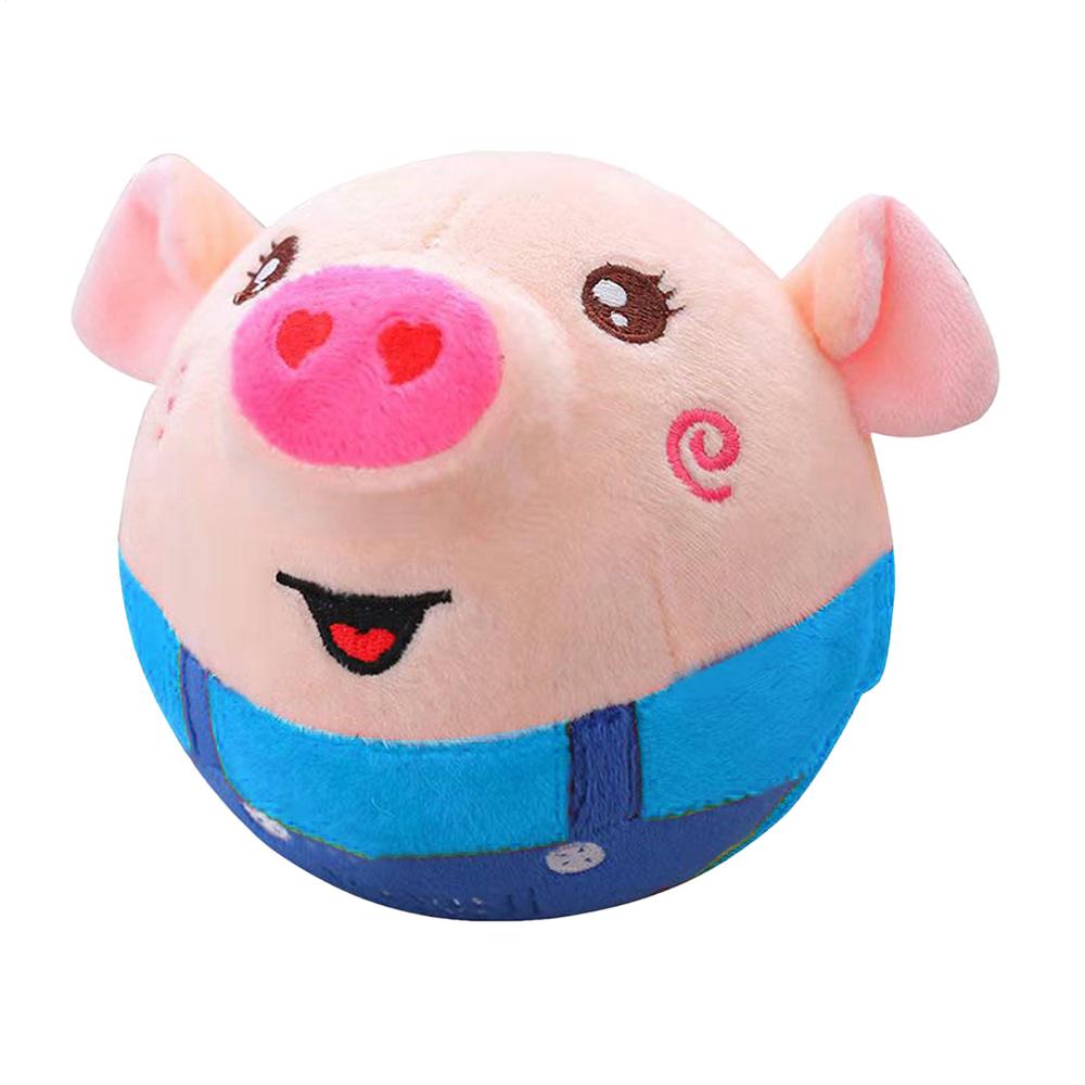 Interactive Dog and Cat Piggy Toy - Jumping Piggy Ball