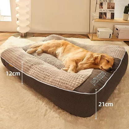 Large Scratch-resistant Dog Cushion Bed - Warm Dog Nest