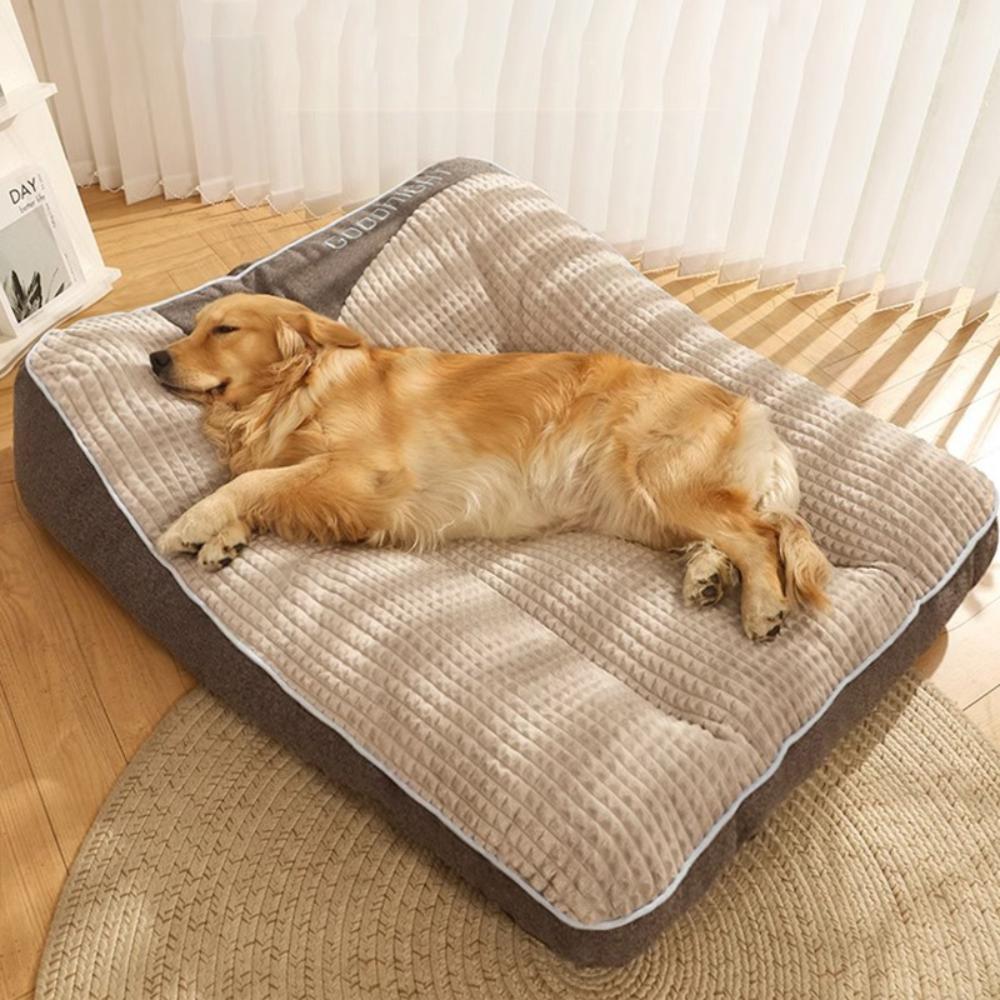 Large Scratch-resistant Dog Cushion Bed - Warm Dog Nest
