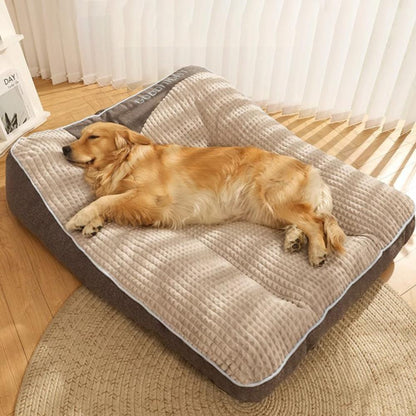 Large Scratch-resistant Dog Cushion Bed - Warm Dog Nest