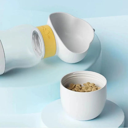 Multifunctional Dog Bottle – Water & Food Dispenser for Travel & Outdoor Use